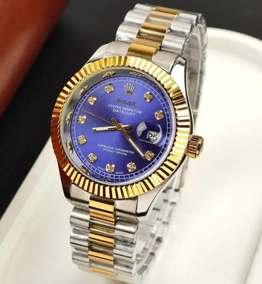 Luxury Rolex-Inspired Day-Date Gents Watch – Premium Stainless Steel