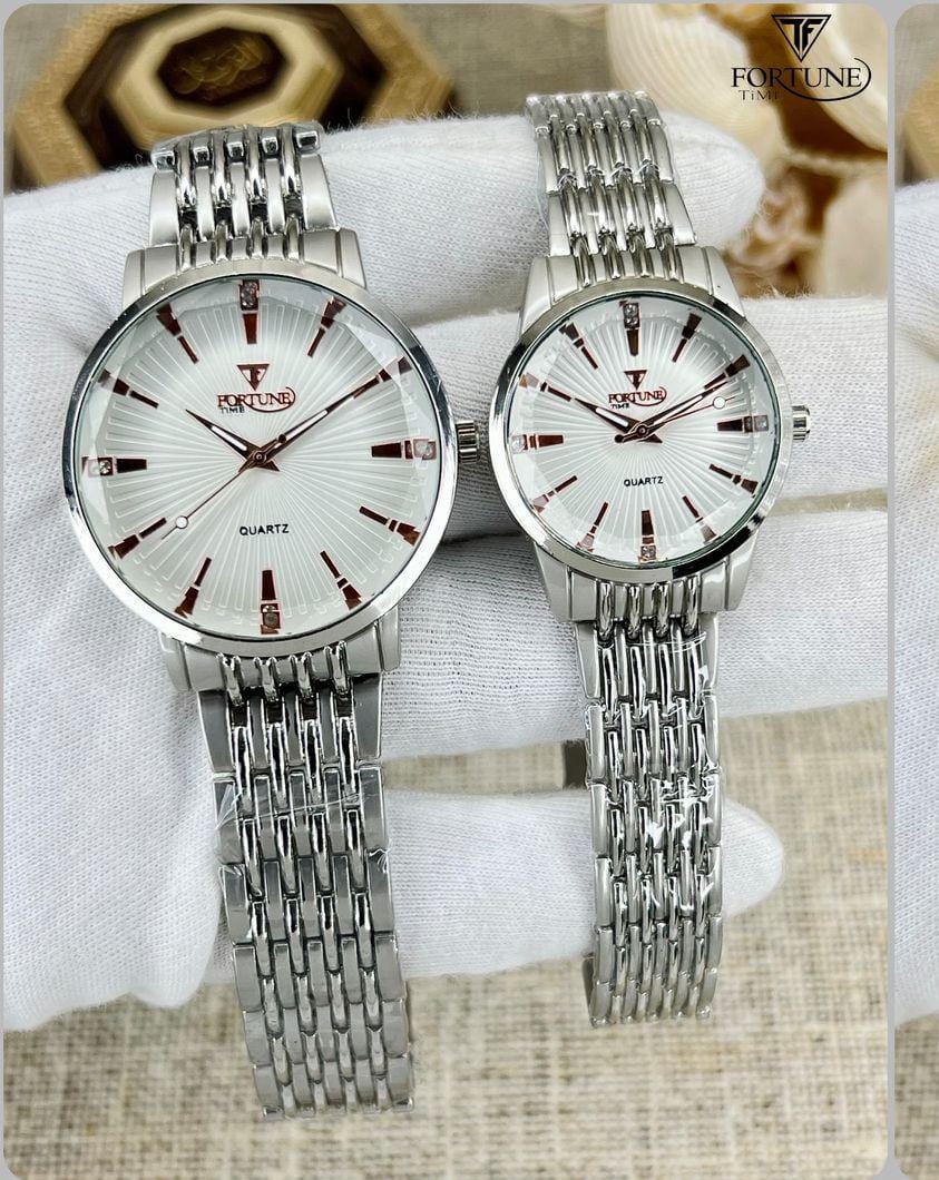 Fortune Time Quartz Couple Watch Set