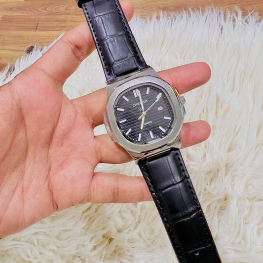 Casirui Luxury Quartz Wrist Watch –  master lock  Leather Strap