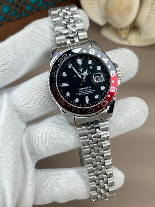ROLEX SUBMARINER MENS STAINLESS STEEL WATCH