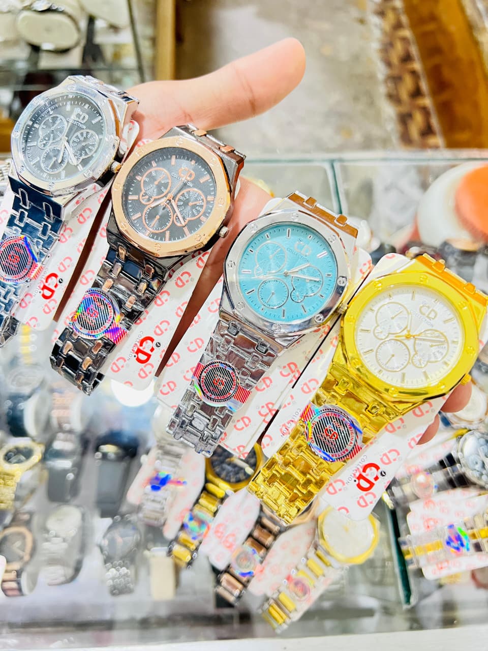 Luxury Chronograph Men’s Wrist Watch – Stainless Steel, Multiple Colors