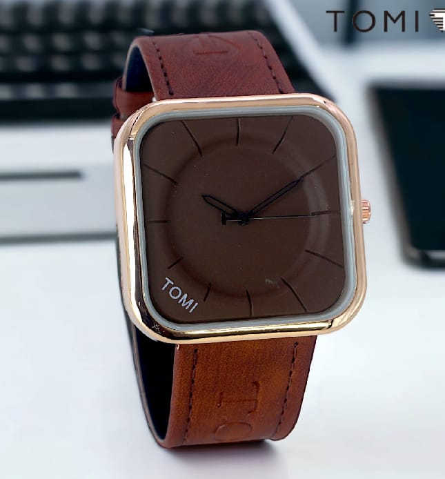 TOMI Square Dial Men’s Fashion Watch –
