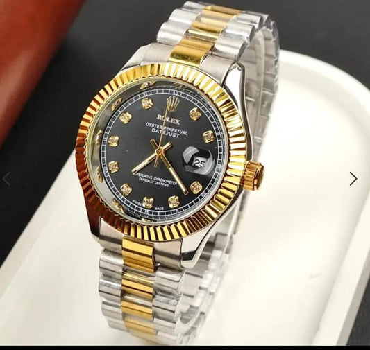 Luxury Rolex-Inspired Day-Date Gents Watch – Premium Stainless Steel