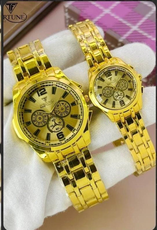 Fortune Time Quartz Couple Watch Set